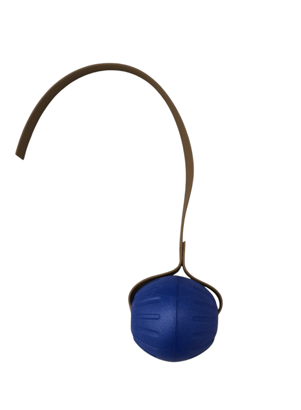 LARGE FOAM Ball with Stitched 3/4 inch Biothane Handle