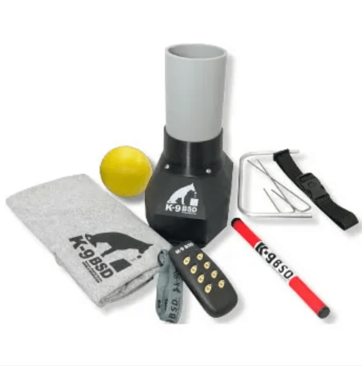 K9 BSD 4 Ball Popper with Barrel Top Notch K9 Equipment