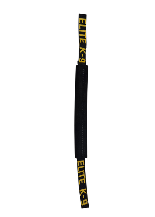 ELITE K9 12 INCH FLAT LEATHER TUG WITH HANDLES