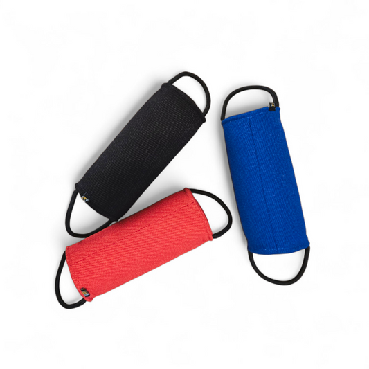 TOP NOTCH K9 12 INCH TWO HANDLE LINNEN BITE ROLL