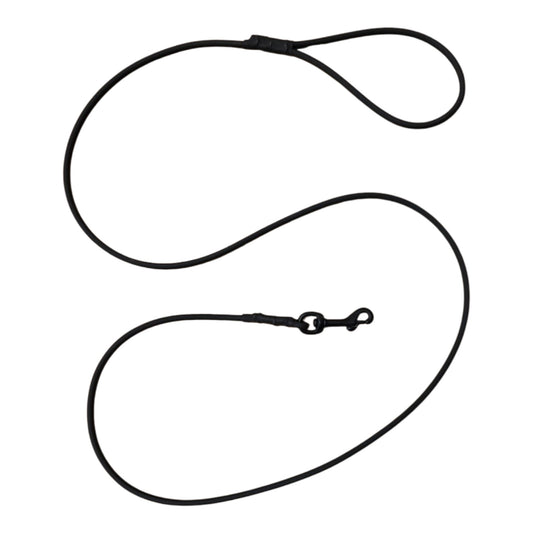 ROLLED BIOTHANE 6FT SNAP HOOK LEASH WITH HANDLE