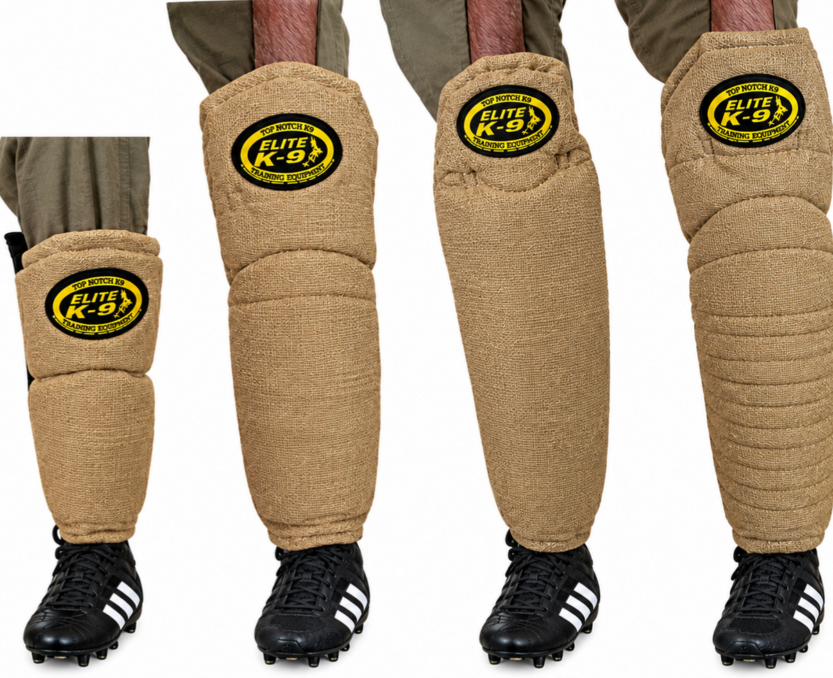 ELITE K9 BELGIAN STYLE LEG BITE SLEEVES IN SYNTHETIC OR JUTE