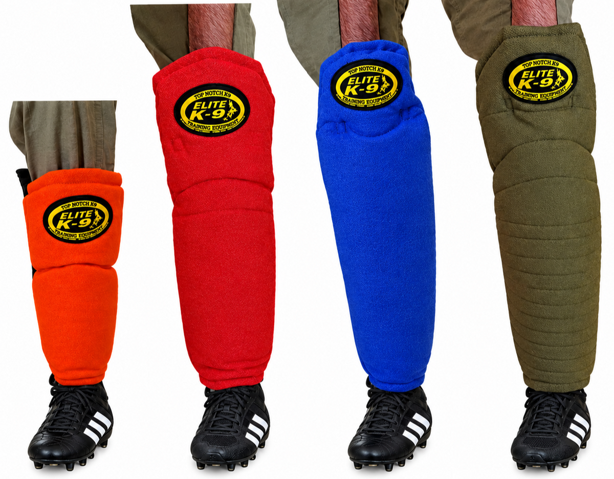 ELITE K9 BELGIAN STYLE LEG BITE SLEEVES IN SYNTHETIC OR JUTE