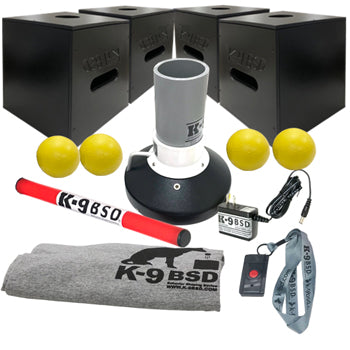 K9 BSD-3 Rechargeable Ball Launcher with 4 HDPE BOX KIT
