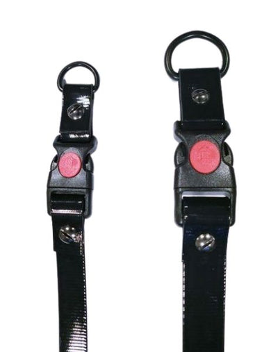 TNK9 BLACKED OUT E-BUNGEE COLLAR with LOCKING CLIP